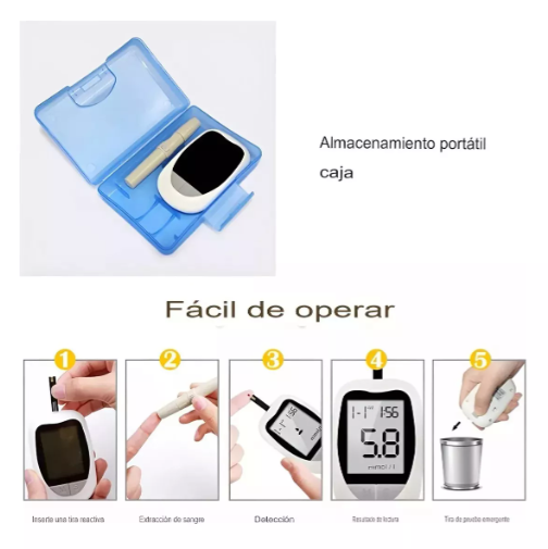 Glucometro Digital Medidor De Glucosa