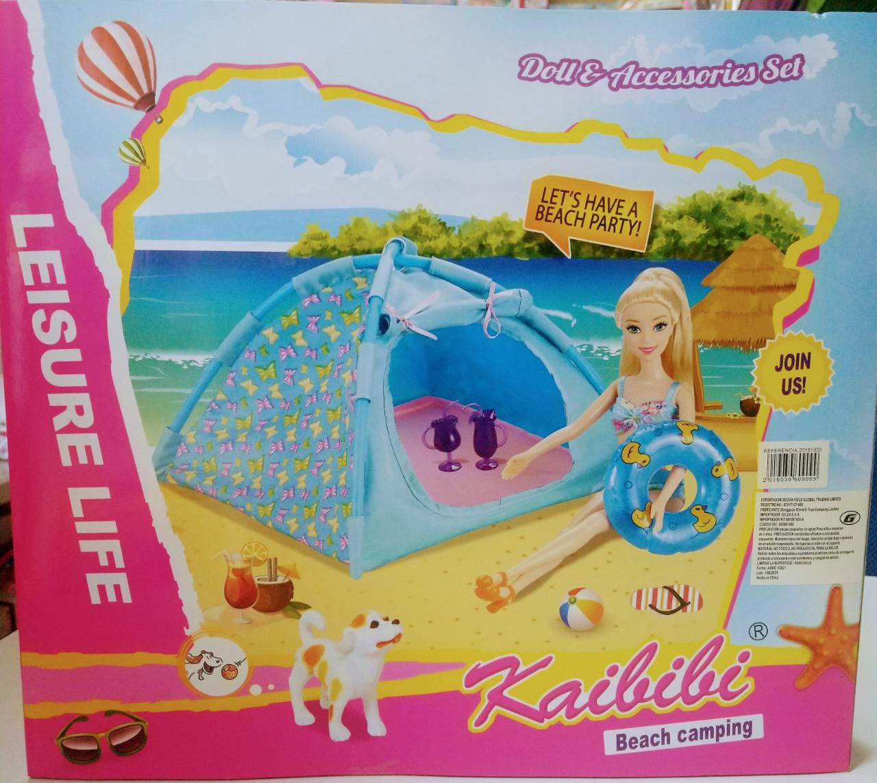 Barbie Playera Camping Y Accesorios