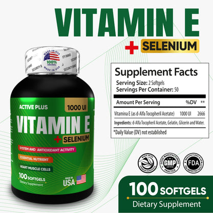 Combo Vitamina E 1000 UI x2