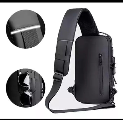 BOLSO DE SEGURIDAD CON CLAVE, USB Y MATERIAL DE CUERINA