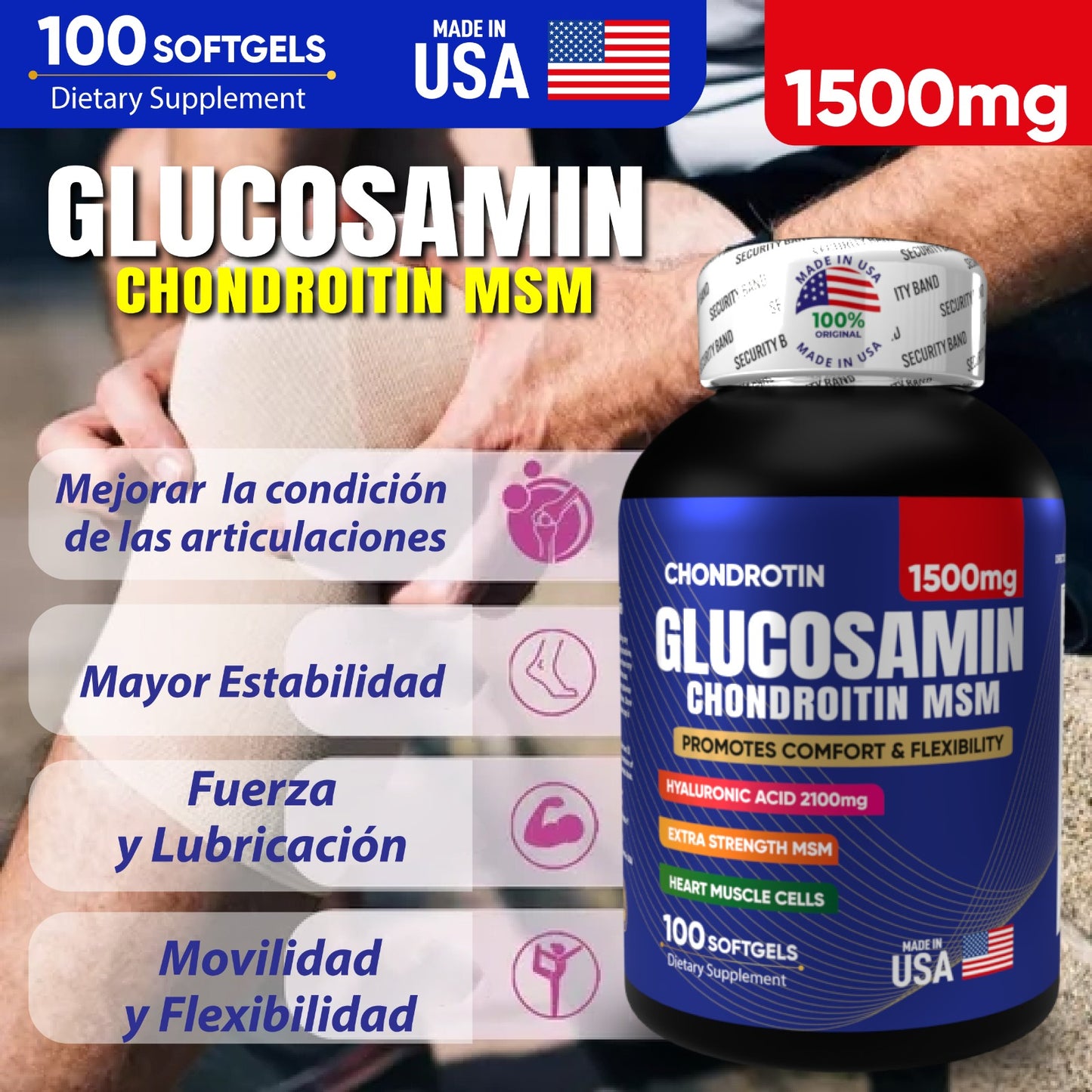 Combo Glucosamin Chondroitin MSN 1500 mg x 2