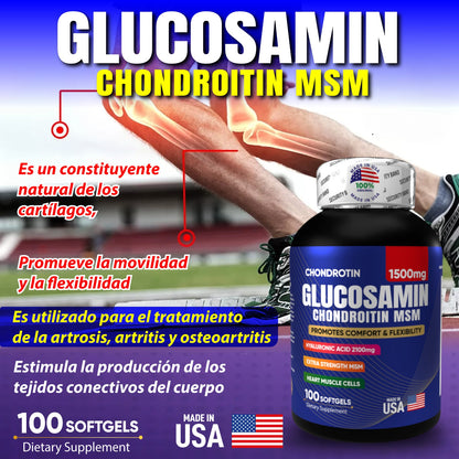 Combo Glucosamin Chondroitin MSN 1500 mg x 2