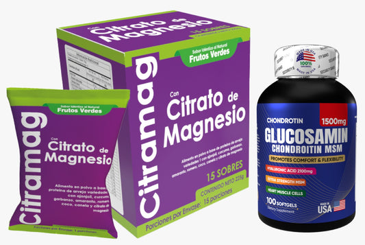 Combo Glucosamina Y Citraro De Magnesio