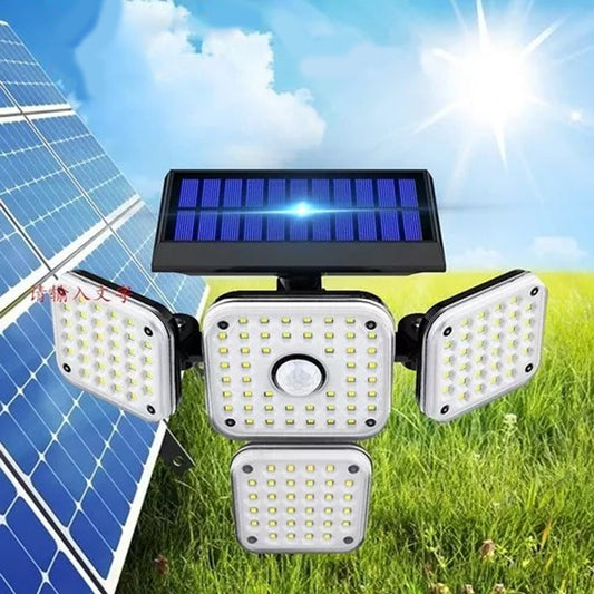 Lampara Solar 4 En 1 Sensor Movimiento