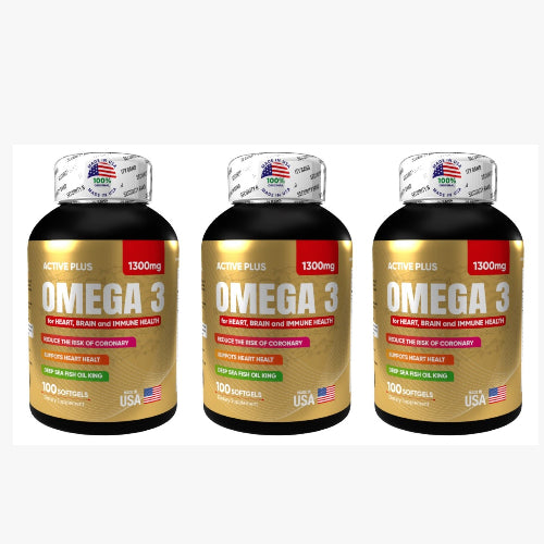 Combo x3 Omega 3 Active Plus 1300 mg